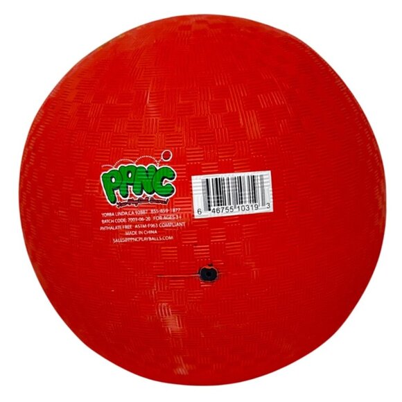 Red Playground Rubber Kickball 8.5" Diameter - Picture 2 of 2